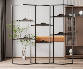 New Chinese Style Wooden Screen Partition-ID:508558999