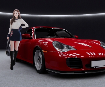 现代保时捷 911 跑车-ID:640022996