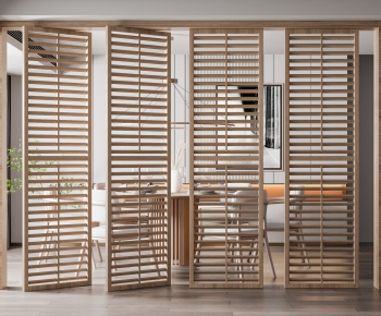 New Chinese Style Wooden Screen Partition-ID:599951983
