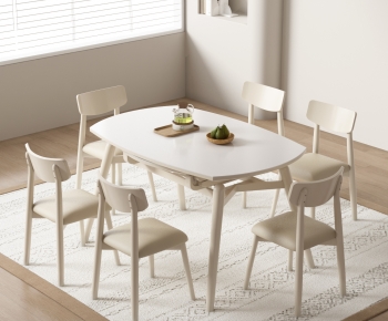 Modern Dining Table And Chairs-ID:316940079