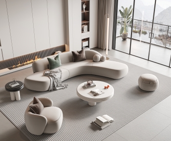 Modern A Living Room-ID:207284937