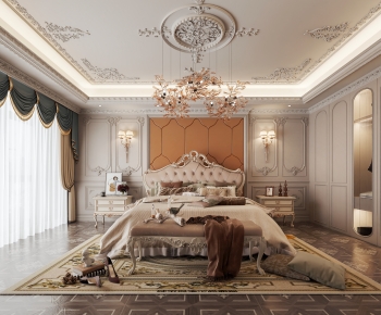 French Style Bedroom-ID:915237907