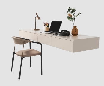 Modern Computer Desk And Chair-ID:202677018