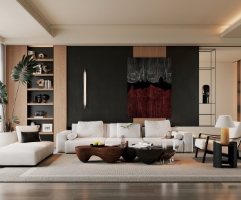 Modern A Living Room-ID:928924085