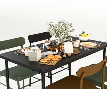 Modern Dining Table And Chairs-ID:327511075