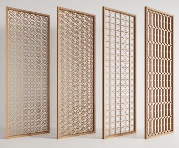 New Chinese Style Wooden Screen Partition-ID:926929009