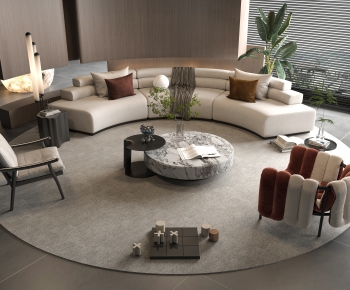 Modern A Living Room-ID:639055017
