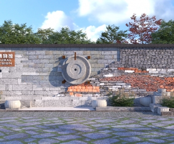 Chinese Style Landscape Wall-ID:774584056