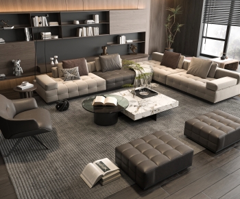 Modern A Living Room-ID:721879012