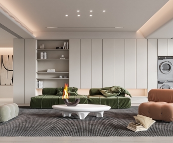 Modern A Living Room-ID:275619036