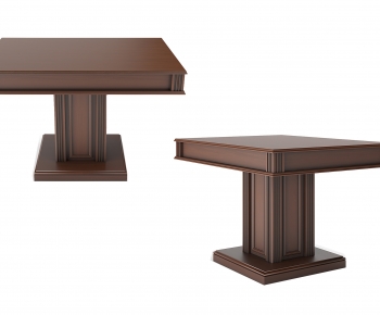 American Style Dining Table And Chairs-ID:506060194
