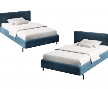 Modern Nordic Style Single Bed-ID:676644095