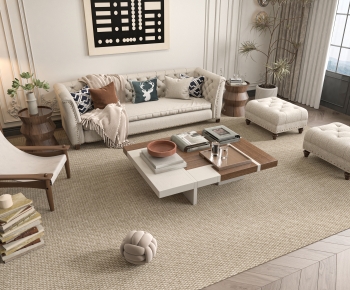 French Style Sofa Combination-ID:984630117