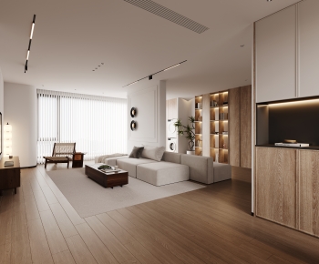 Wabi-sabi Style A Living Room-ID:375471156