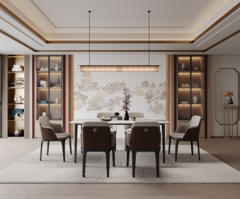 New Chinese Style Dining Room-ID:354670057