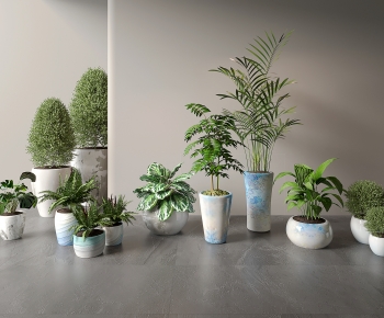 Modern Ground Green Plant Potted Plants-ID:586560019
