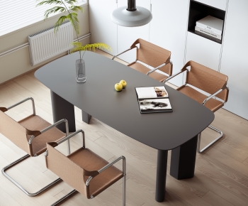 Modern Dining Table And Chairs-ID:958221913