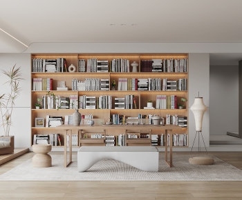 Modern Wabi-sabi Style A Living Room-ID:226869668