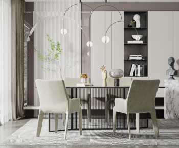 Modern Dining Table And Chairs-ID:336805117