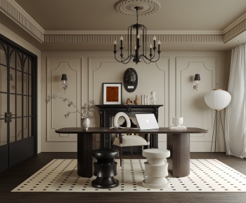 French Style Study Space-ID:259254937