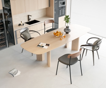 Modern Dining Table And Chairs-ID:949621926