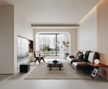 Modern A Living Room-ID:373145105