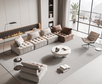 Modern A Living Room-ID:148757935