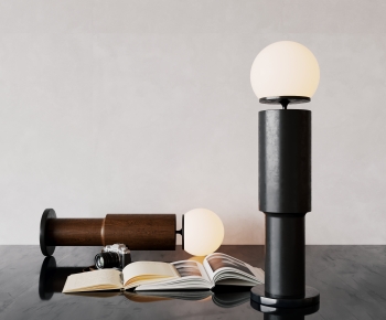 Wabi-sabi Style Table Lamp-ID:465657002