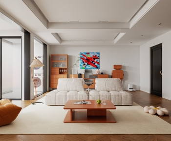 Modern A Living Room-ID:924801115