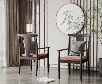New Chinese Style Dining Chair-ID:267466074