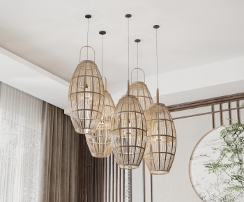 New Chinese Style Long Chandelier-ID:705189942