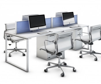 Modern Office Desk And Chair-ID:106489903