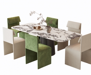 Modern Dining Table And Chairs-ID:701710944
