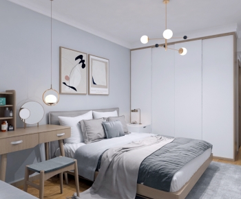 Nordic Style Bedroom-ID:923609798