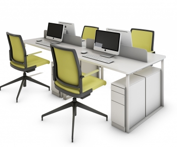 Modern Office Desk And Chair-ID:354891069