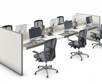 Modern Office Desk And Chair-ID:352102995