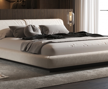Modern Double Bed-ID:833971981