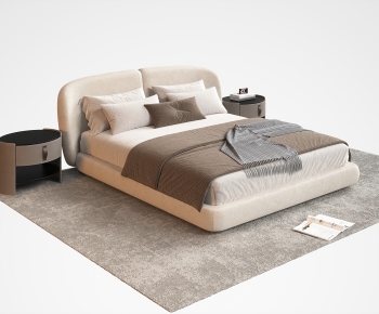Modern Double Bed-ID:175940044