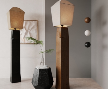 Wabi-sabi Style Floor Lamp-ID:533497105