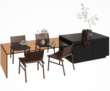 Modern Dining Table And Chairs-ID:136369943