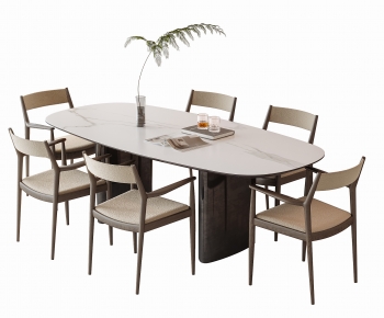 Modern Dining Table And Chairs-ID:724689968