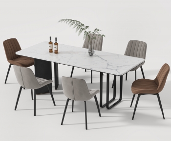 Modern Dining Table And Chairs-ID:215781937