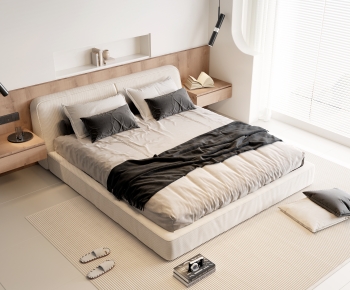 Modern Double Bed-ID:396543039