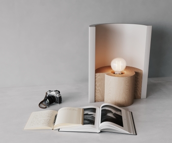 Wabi-sabi Style Table Lamp-ID:430582054