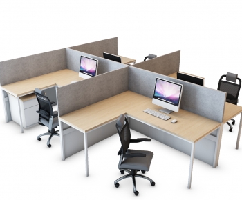 Modern Office Desk And Chair-ID:241230011
