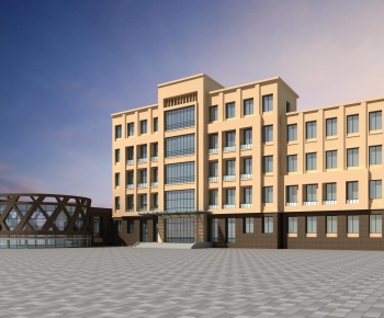 Modern Appearance Of Commercial Building-ID:565180826