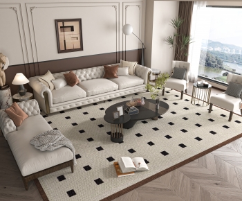 French Style Sofa Combination-ID:421550344