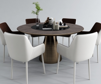 Modern Dining Table And Chairs-ID:593626981