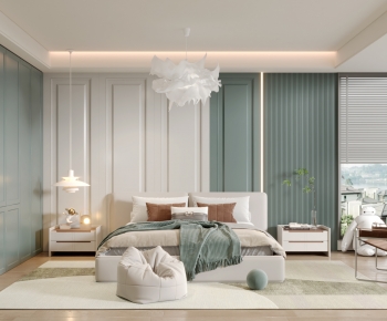 Nordic Style Bedroom-ID:469424963