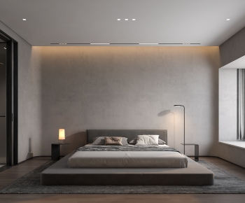 Modern Wabi-sabi Style Bedroom-ID:531960967